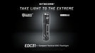 Nitecore EDC31 3500 Lumen Rechargeable EDC Flashlight Flashlight Nitecore 