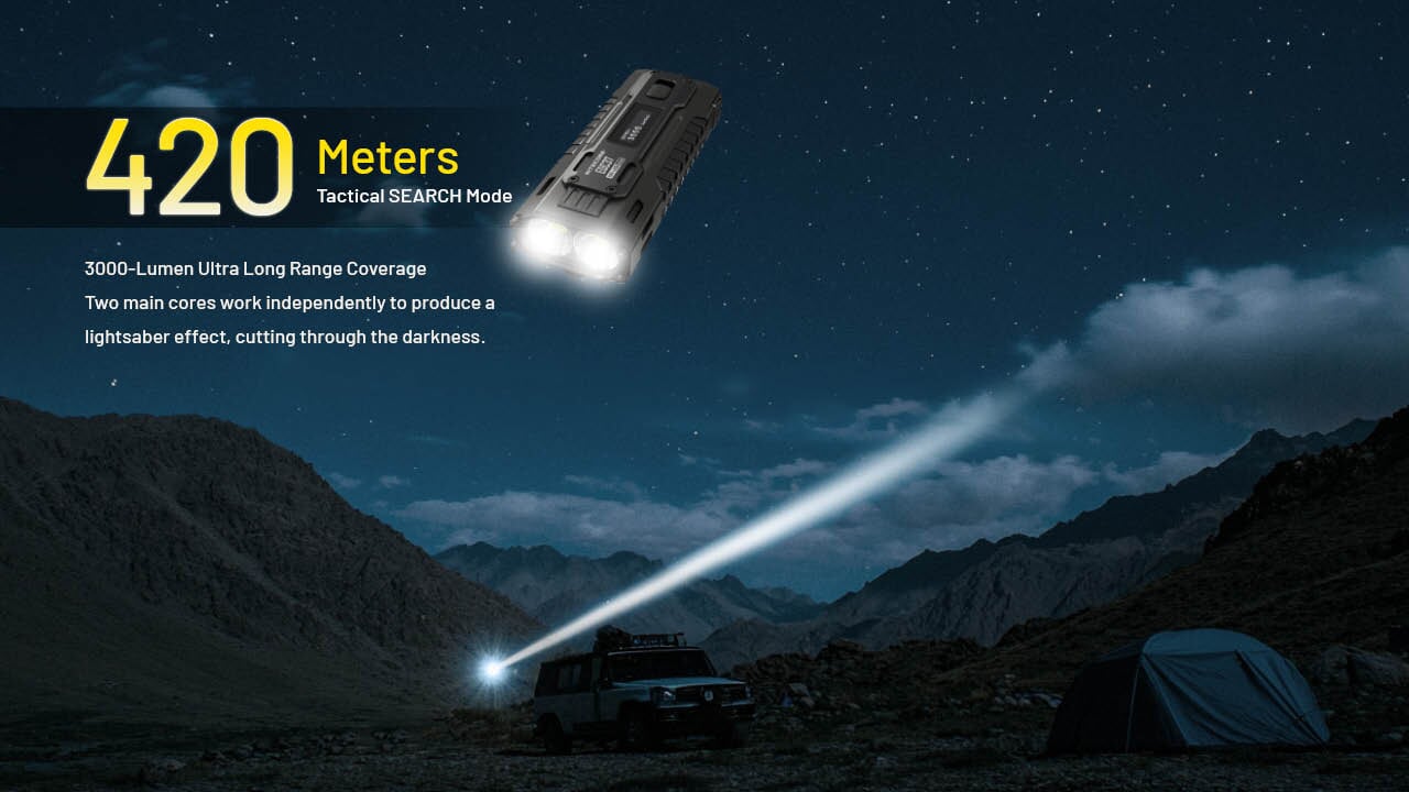 Nitecore EDC37 8000 Lumen Rechargeable EDC Flashlight Flashlight Nitecore 