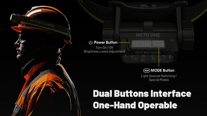 Nitecore-HC70 UHE Headlamp Headlamp Nitecore 