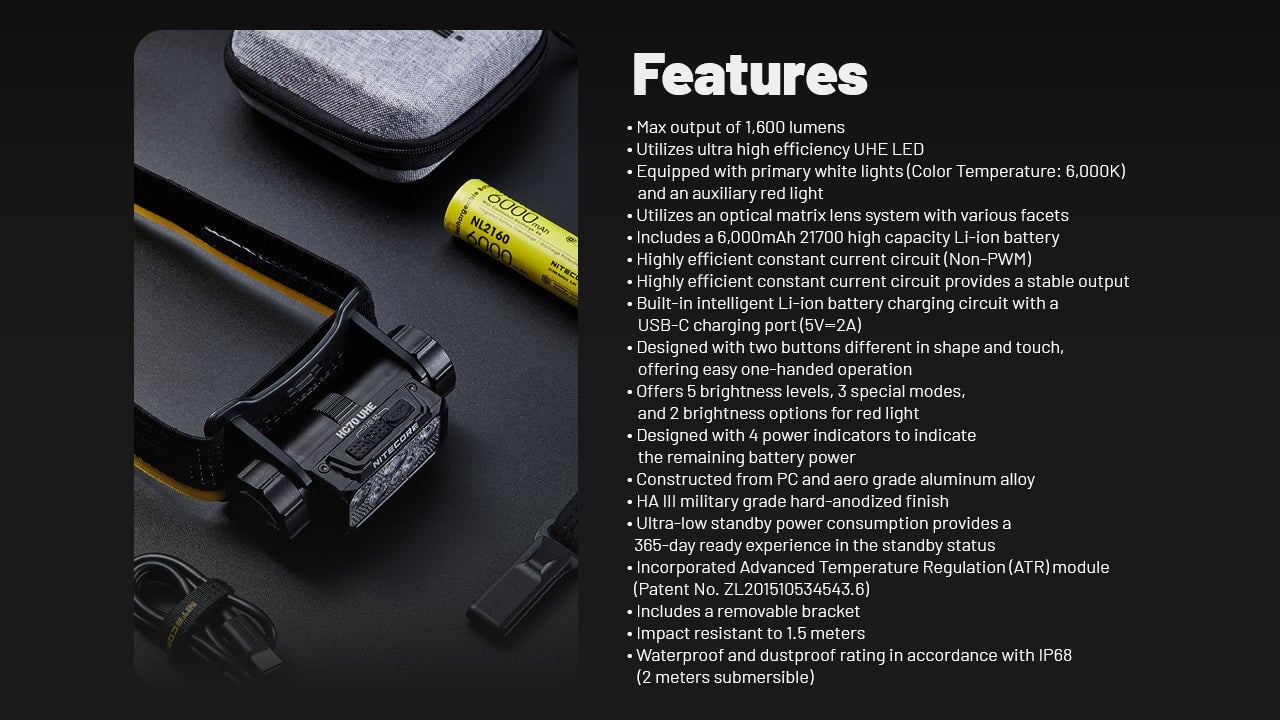 Nitecore-HC70 UHE Headlamp Headlamp Nitecore 