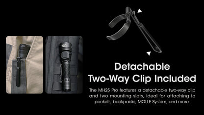Nitecore MH25 Pro Long range Rechargeable Flashlight - 3300Lumens Flashlight Nitecore 