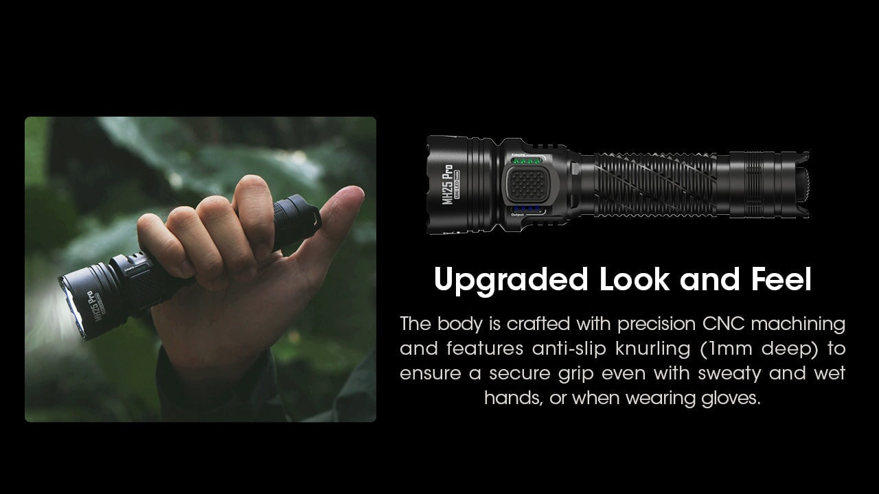 Nitecore MH25 Pro Long range Rechargeable Flashlight - 3300Lumens Flashlight Nitecore 