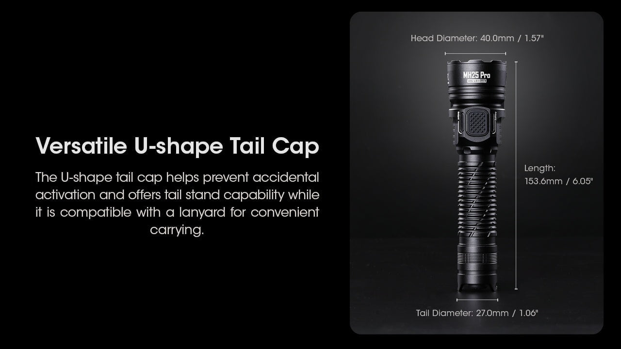 Nitecore MH25 Pro Long range Rechargeable Flashlight - 3300Lumens Flashlight Nitecore 