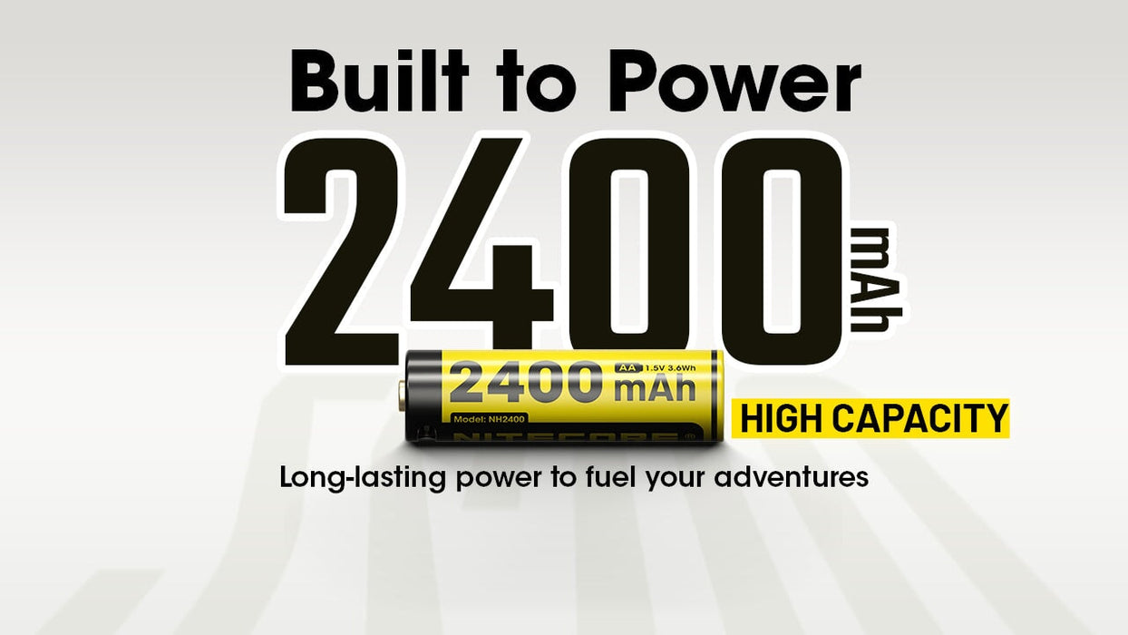 Nitecore NH2400 2400mAh Rechargeable Battery Rechargeable Batteries Nitecore 