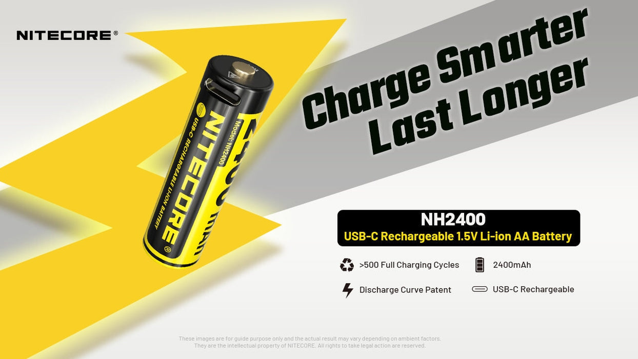 Nitecore NH2400 2400mAh Rechargeable Battery Rechargeable Batteries Nitecore 