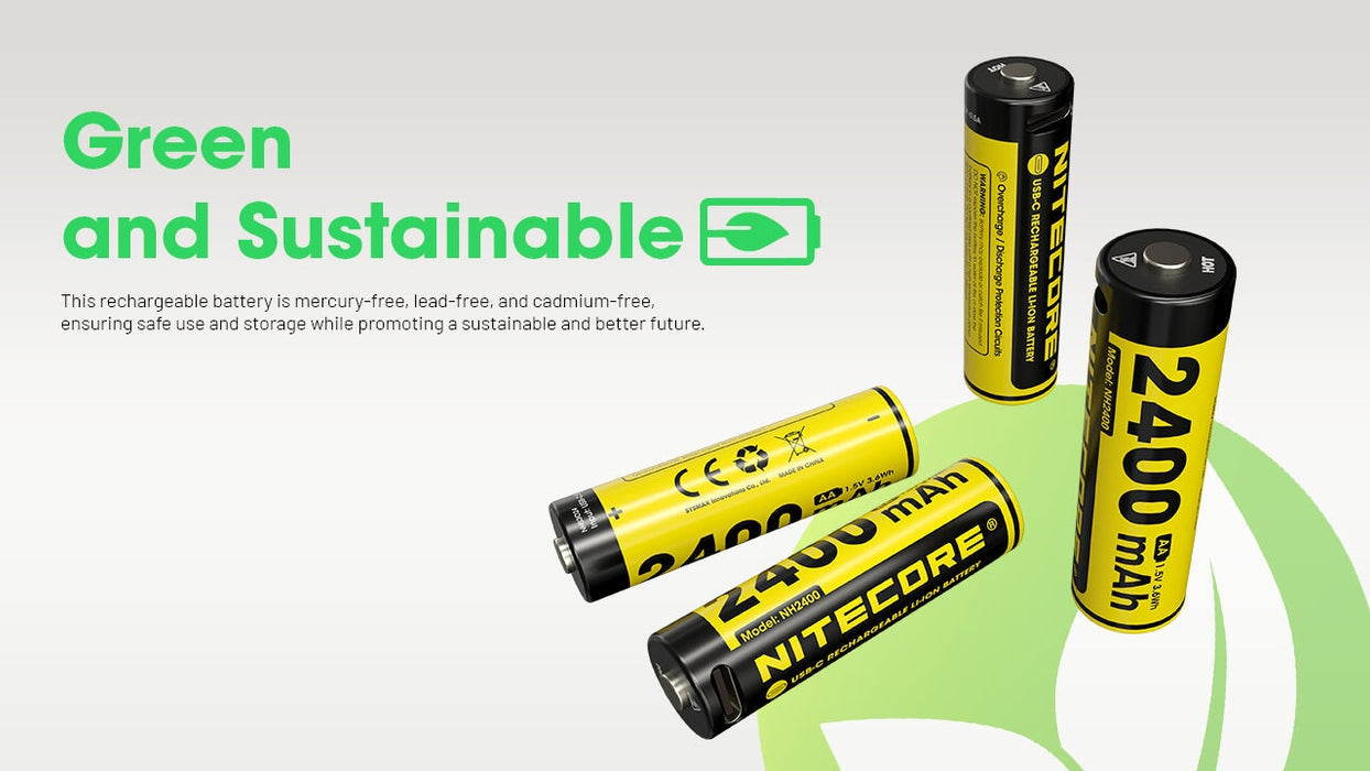 Nitecore NH2400 2400mAh Rechargeable Battery Rechargeable Batteries Nitecore 