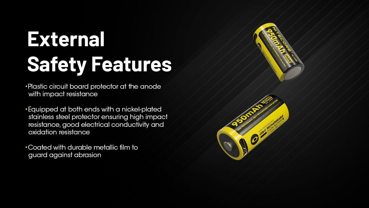 Nitecore NL169R Battery | Li-ion USB-C Rechargeable Power