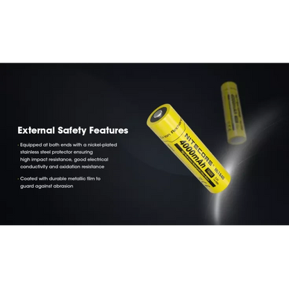 Nitecore NL1840 18650 Li-ion Battery 4000mAh Rechargeable Batteries Nitecore 