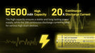 Nitecore NL2155HP 5500mAh Rechargeable 21700 Battery Rechargeable Batteries Nitecore 