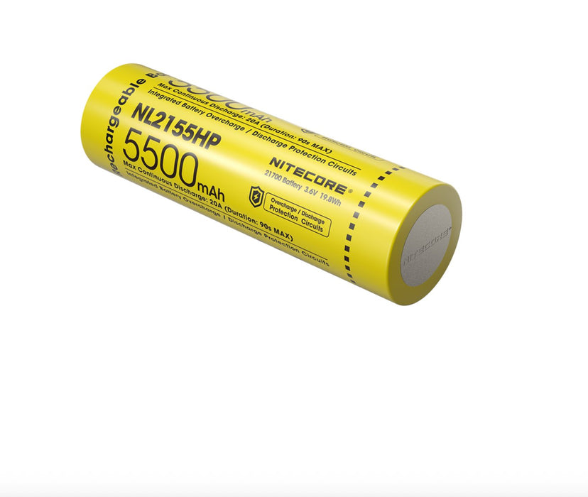 Nitecore NL2155HP 5500mAh Rechargeable 21700 Battery Rechargeable Batteries Nitecore 