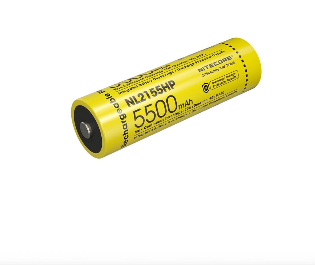 Nitecore NL2155HP 5500mAh Rechargeable 21700 Battery
