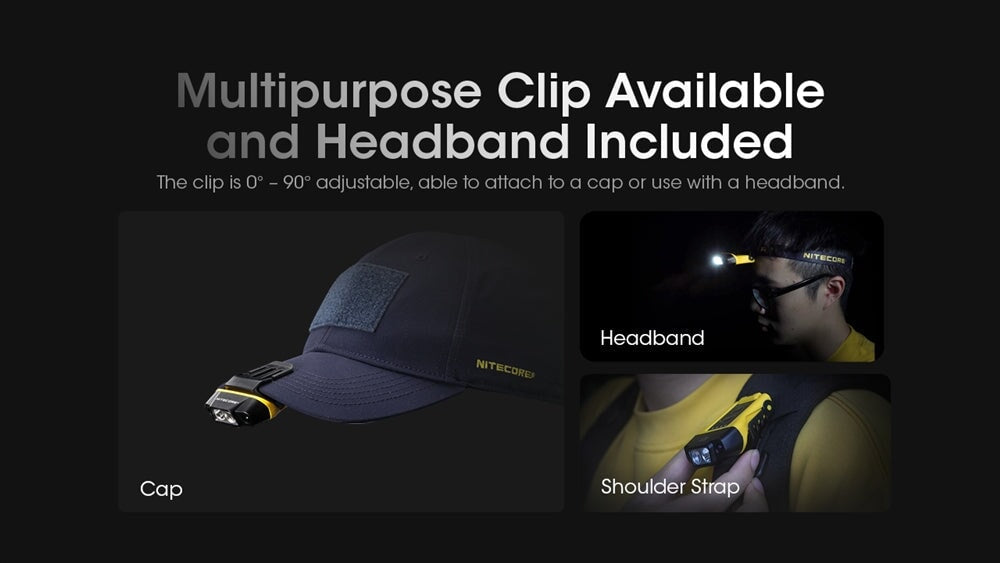 Nitecore NU11 Motion Sensor Clip-On Cap Light Headlamp Nitecore 