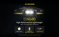 Nitecore NU40 Rechargeable running headlamp Headlamp Nitecore 