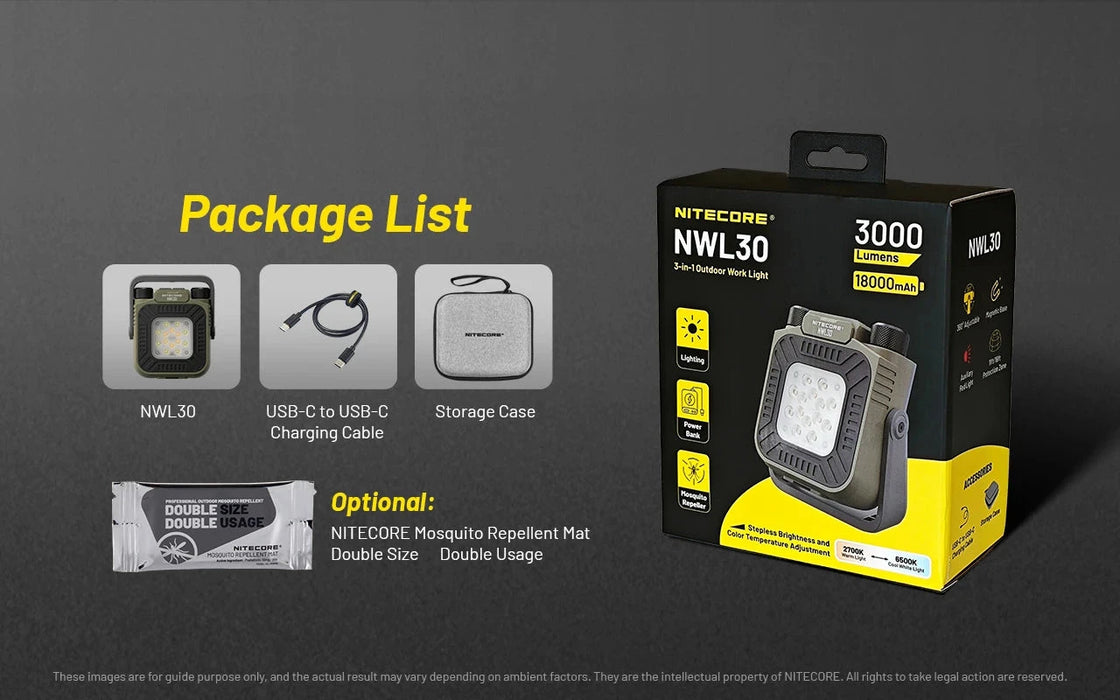 Nitecore NWL30 3-in-1 Multifunctional Outdoor Lantern Flashlight Nitecore 