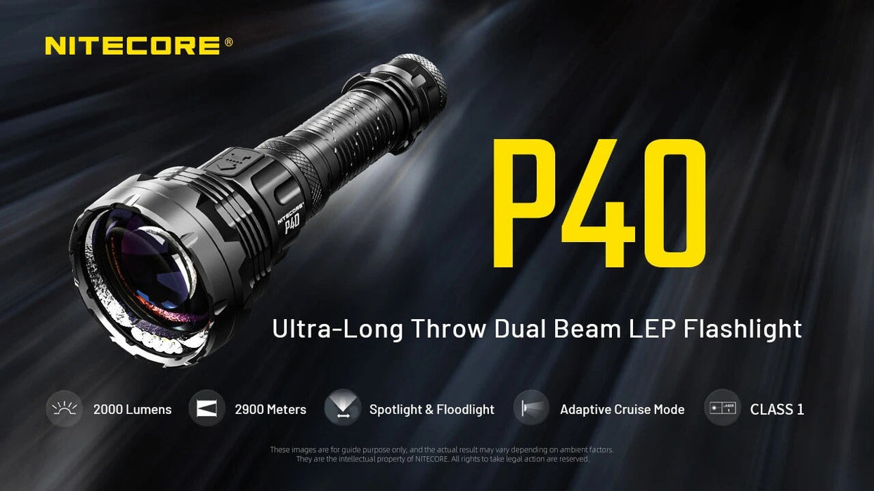 Nitecore P40 Ultra Long Throwing LED Flashlight Flashlight Nitecore 