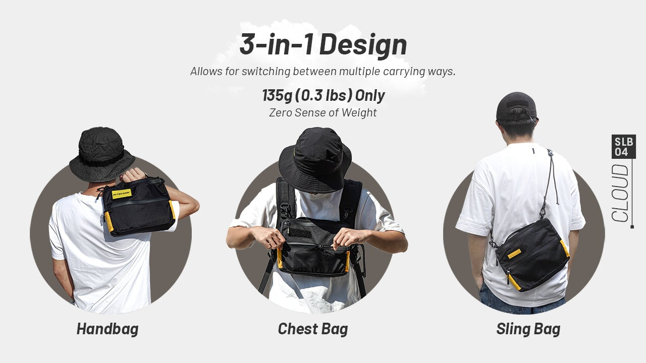 Nitecore SLB04 3-in-1 Sling Bag Luggage &amp; Bags Nitecore 