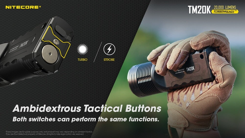 Nitecore TM20K 20000 Lumens LED Flashlight Flashlight Nitecore 