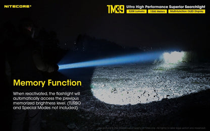 Nitecore TM39 Long Throw LED Flashlight Flashlight Nitecore 