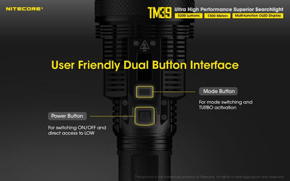 Nitecore TM39 Long Throw LED Flashlight Flashlight Nitecore 