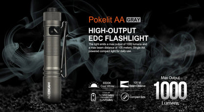 Pokelit AA Lightweight and Compact EDC Flashlight Flashlight Acebeam 