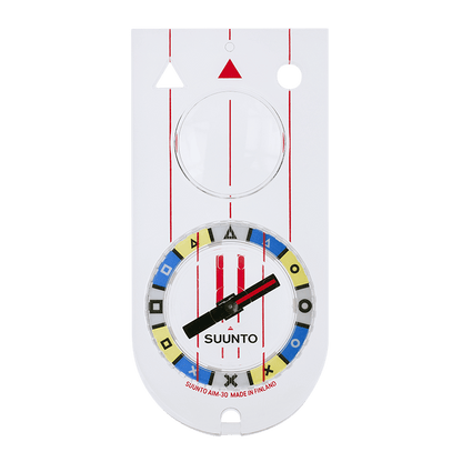 Suunto AIM-30 NH thumb compass with fast needle for precision orienteering and outdoor navigation