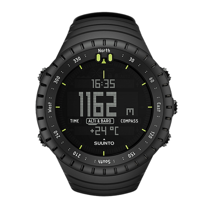 Suunto Core Alpha Sports Watch with altimeter, barometer, and compass for tactical outdoor and cycling adventures