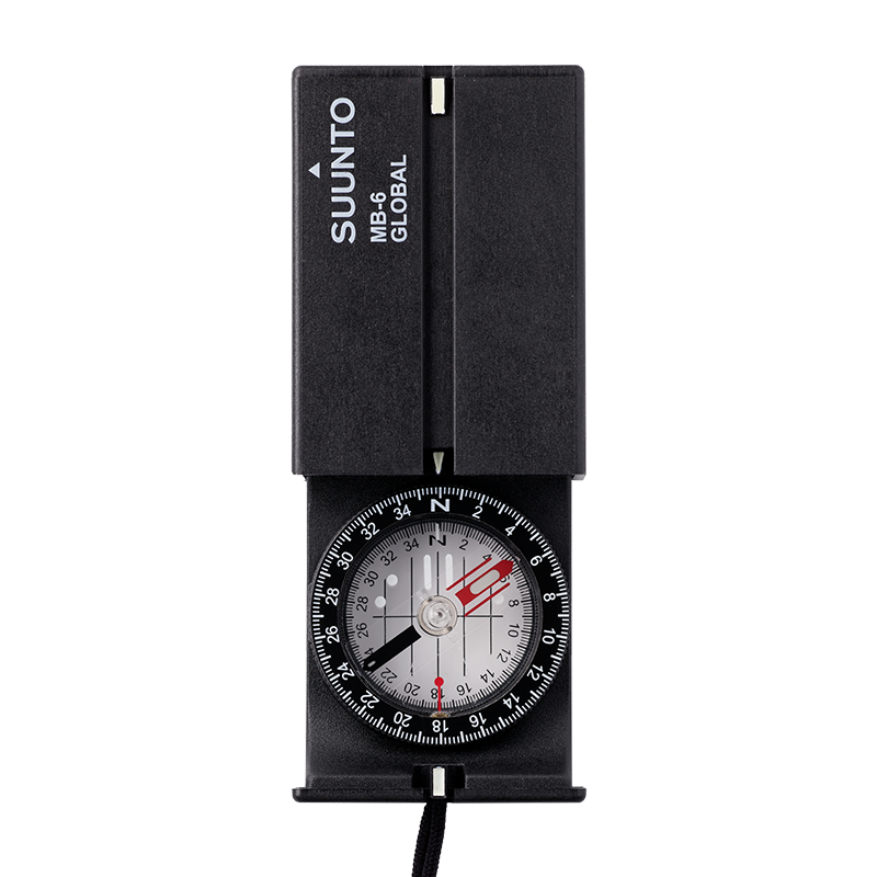 Suunto MB-6 Global compact folding mirror compass with global needle for precise navigation in outdoor and adventure settings