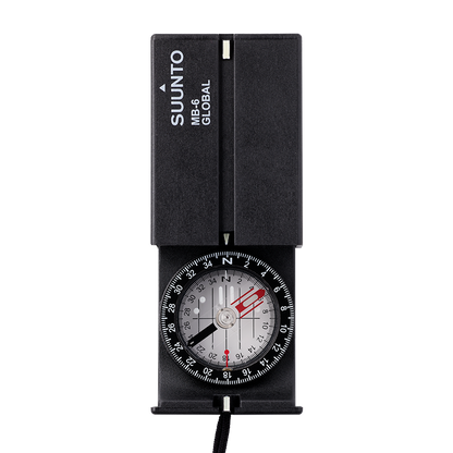 Suunto MB-6 Global compact folding mirror compass with global needle for precise navigation in outdoor and adventure settings