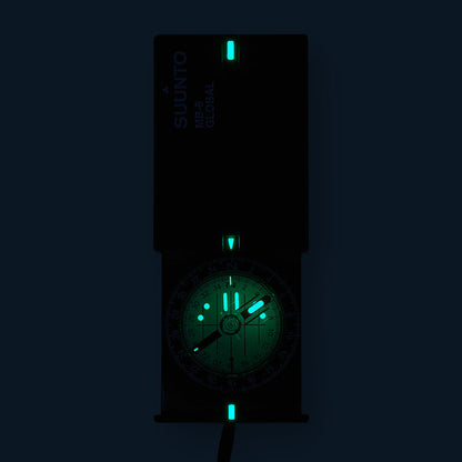 Suunto MB-6 Global compact folding mirror compass with global needle for precise navigation in outdoor and adventure settings