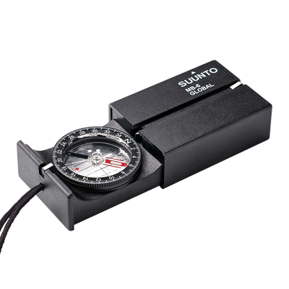 Suunto MB-6 Global compact folding mirror compass with global needle for precise navigation in outdoor and adventure settings