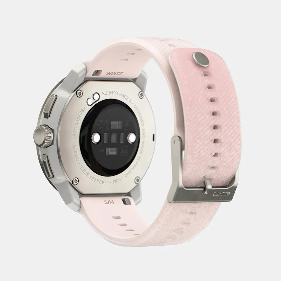 Suunto Race S Sports Watch with GPS tracking, heart rate monitor, and lightweight design for cycling and endurance athletes