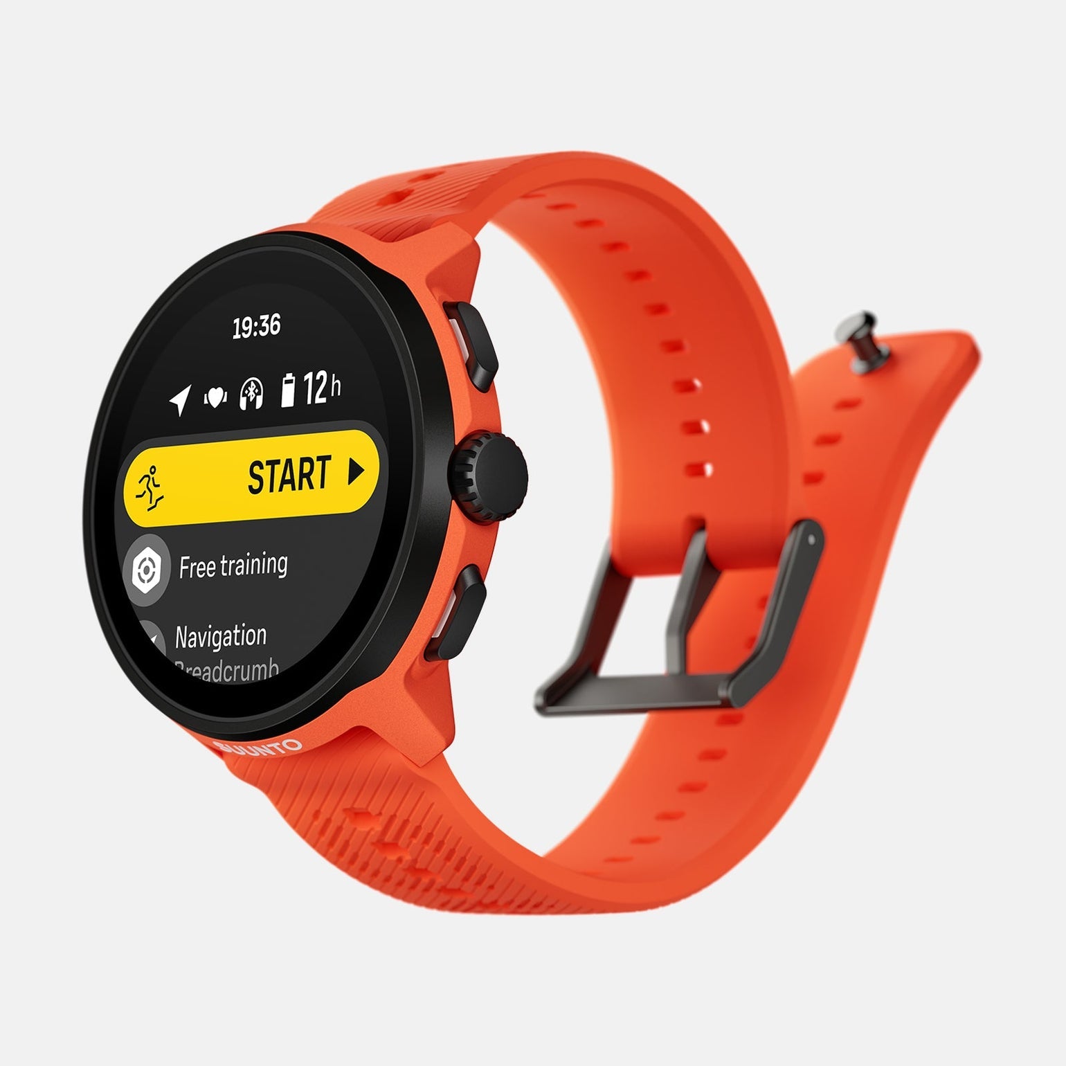 Suunto Run Sports Watch with GPS tracking, heart rate monitor, and performance metrics for cycling, running, and endurance training
