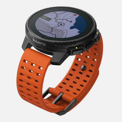 Suunto Vertical Sports Watch with GPS navigation, solar charging, and durable outdoor design for cycling and fitness tracking