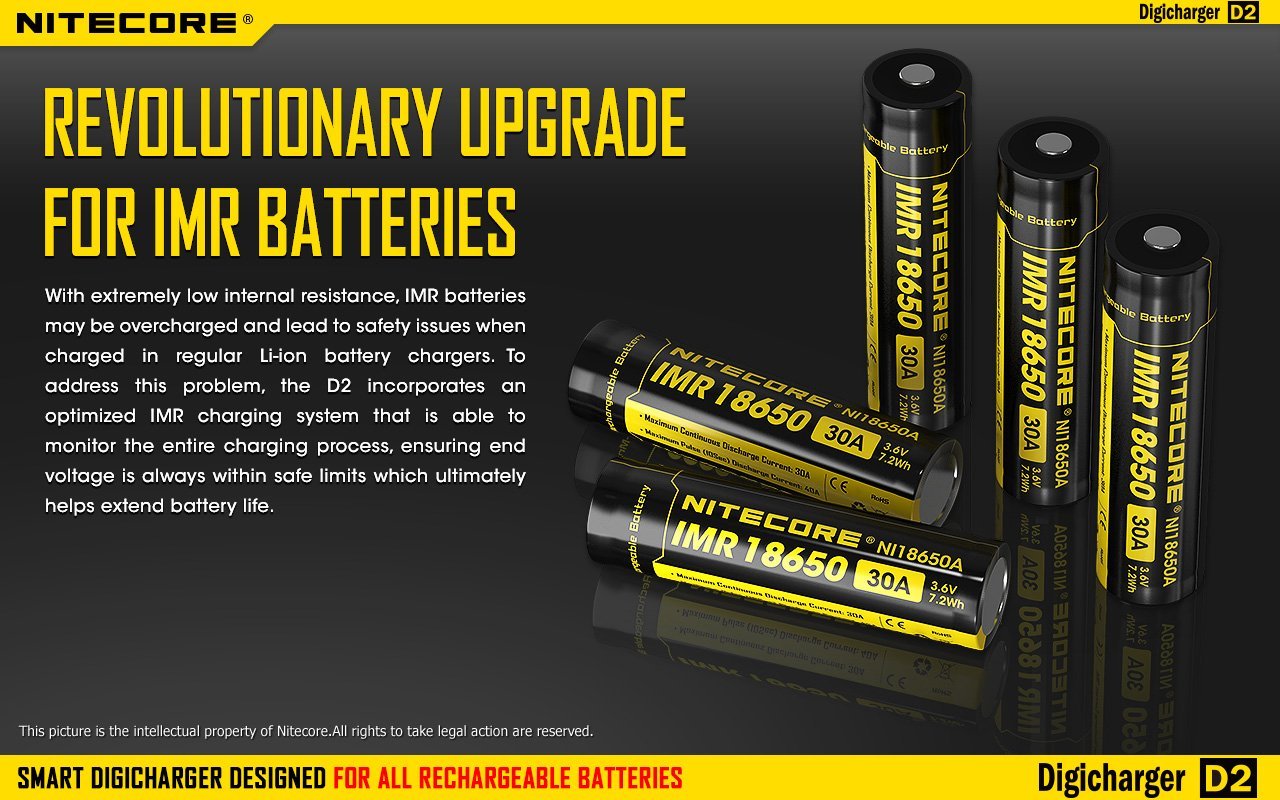 Nitecore D2 Digi Universal Battery Charger Battery Charger Nitecore 