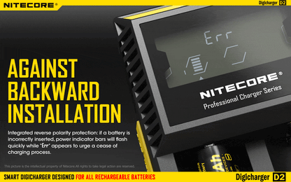 Nitecore D2 Digi Universal Battery Charger Battery Charger Nitecore 