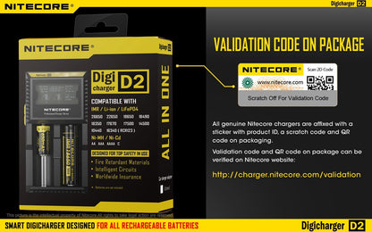 Nitecore D2 Digi Universal Battery Charger Battery Charger Nitecore 
