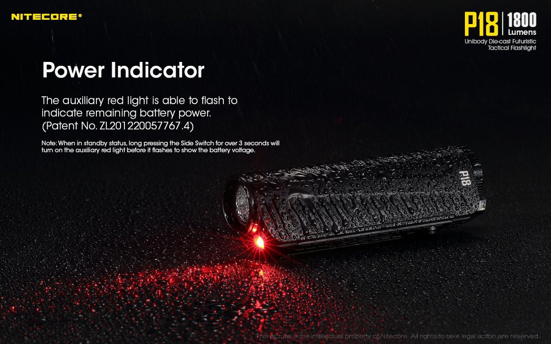 Nitecore P18 LED Flashlight Flashlight Nitecore 