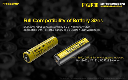 Nitecore New P30 LED Flashlight Flashlight Nitecore 