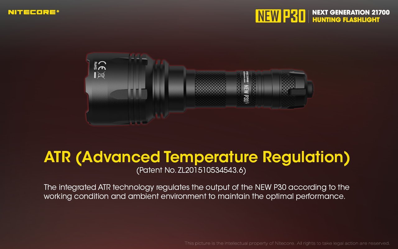 Nitecore New P30 LED Flashlight Flashlight Nitecore 