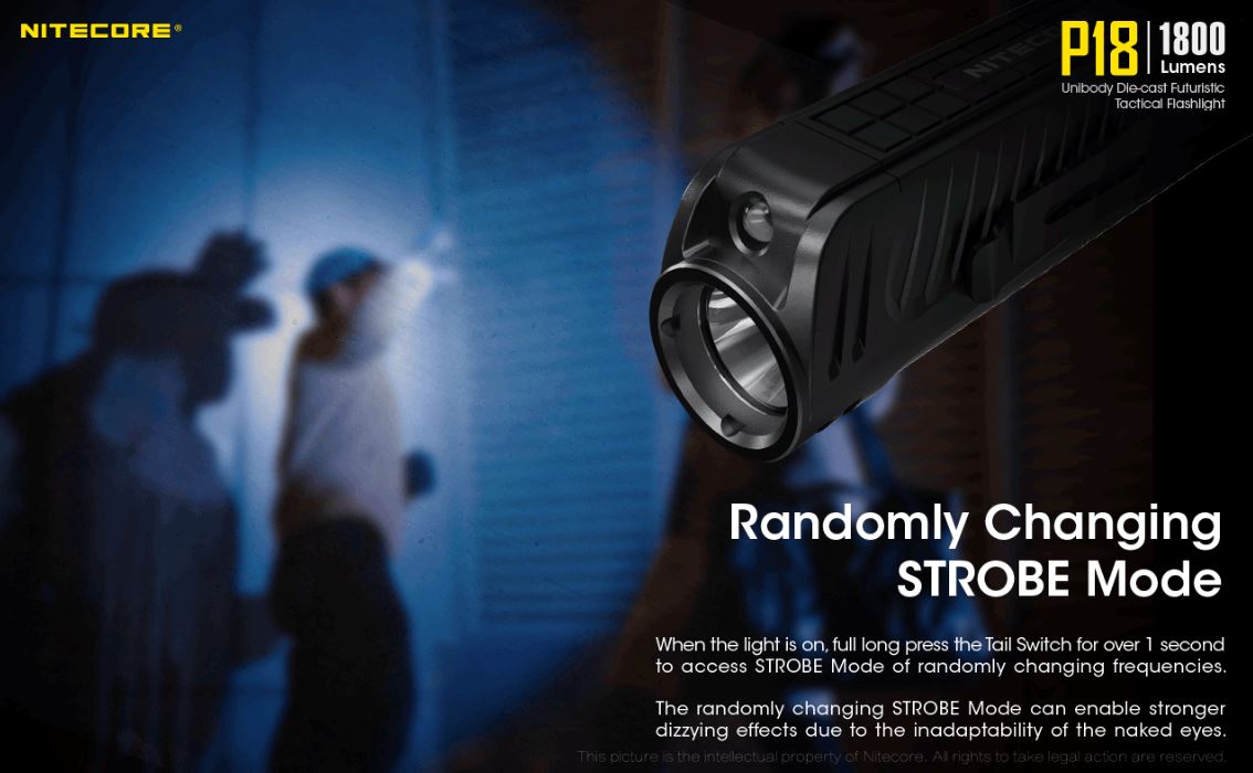 Nitecore P18 LED Flashlight Flashlight Nitecore 
