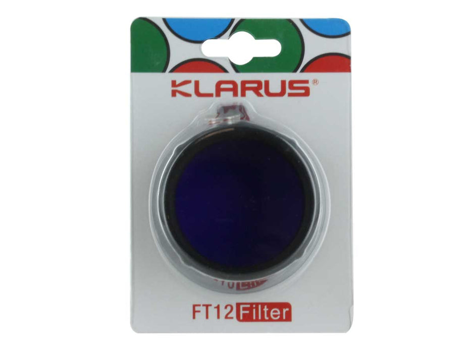Klarus FT12 High Elastic Silicone Frame Flashlight Filter (BLUE) Filter Klarus 
