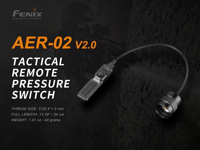 FENIX AER-02 V2.0 TACTICAL REMOTE PRESSURE SWITCH Flashlight Accessories Fenix 