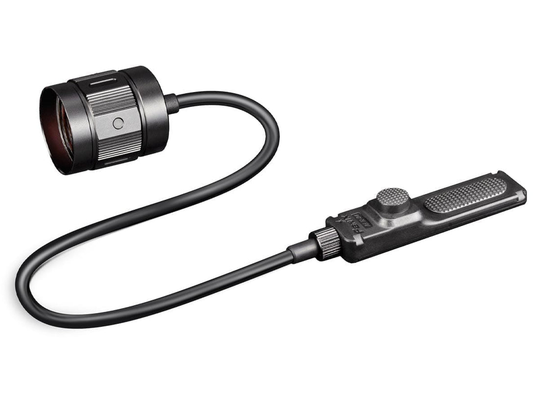 Fenix AER-04 tactical remote pressure switch for flashlights providing instant light activation for military, hunting, and duty use