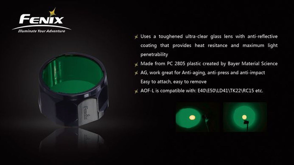 Fenix AOF-L Green Filter (Large) Flashlight Accessories Fenix 
