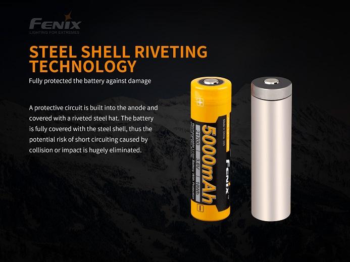 Fenix ARB-L21-5000 Li-ion Rechargeable 21700 Battery Rechargeable Batteries Fenix 