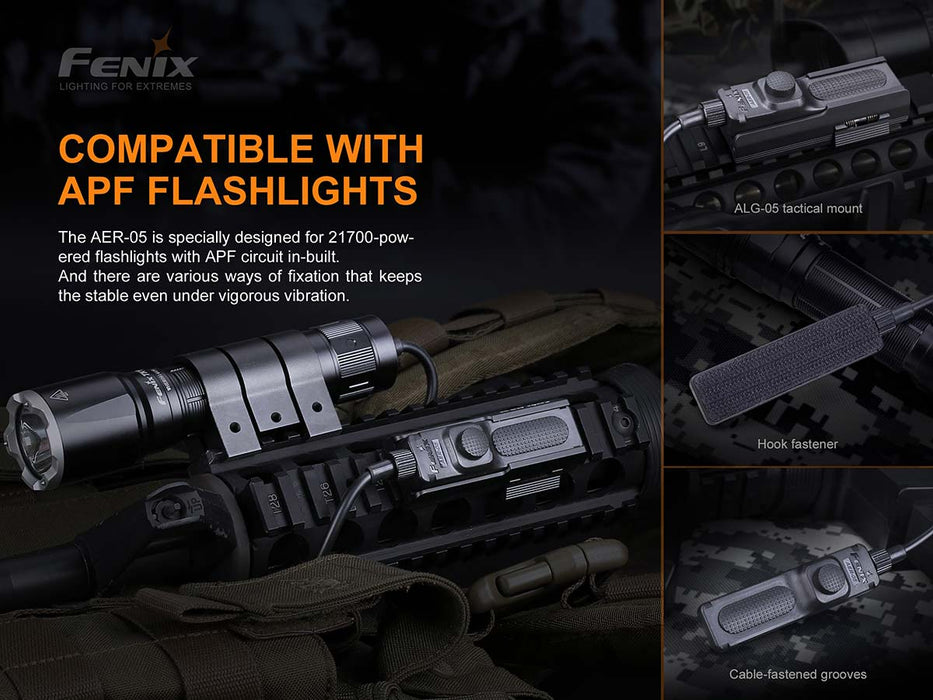 Fenix AER-05 compatible with APF flashlights