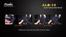 Fenix ALB-10 Quick-Release Bike Mount Flashlight Accessories Fenix 