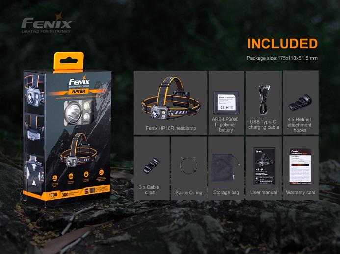 Fenix HP16R High-Performance Rechargeable Outdoor Headlamp Headlamp Fenix 