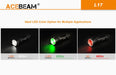 Acebeam L17 Long Range Tactical LED Flashlight - White Led Flashlight Acebeam 