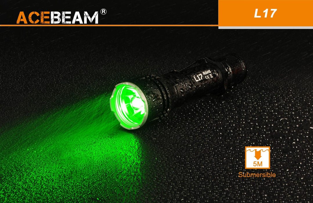 Acebeam L17 Long Range Tactical LED Flashlight - White Led Flashlight Acebeam 